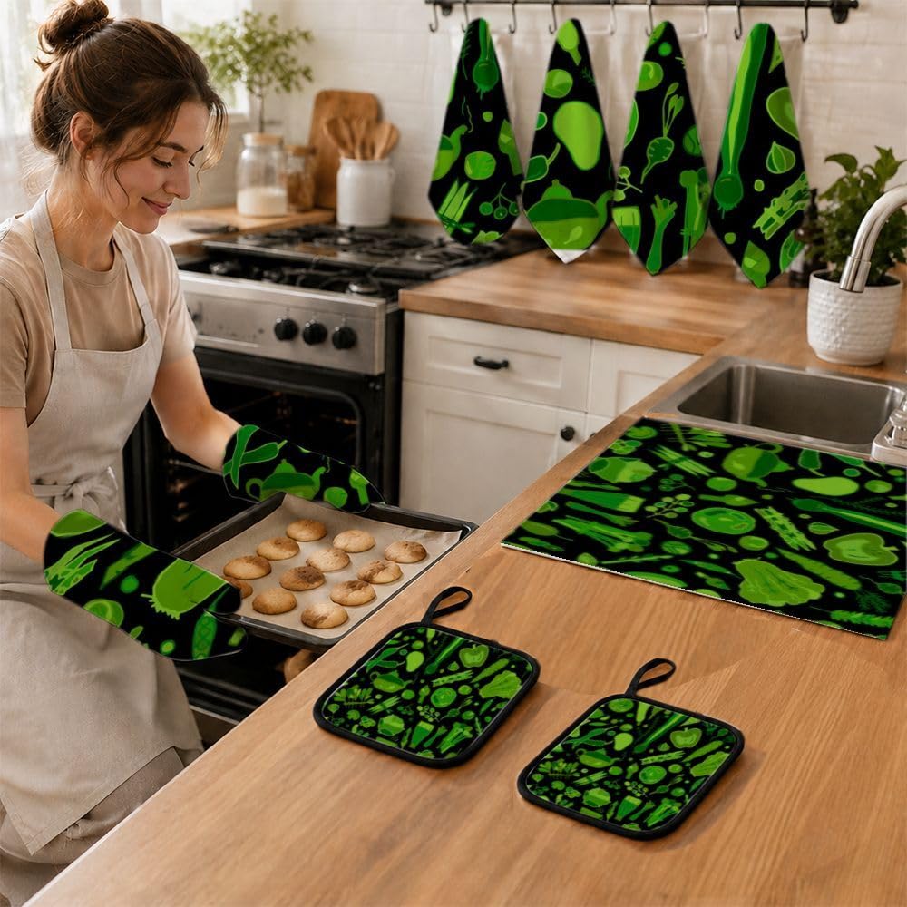 9PCS Verdure Verdure Fresce Cucina Decor e Accessori Set