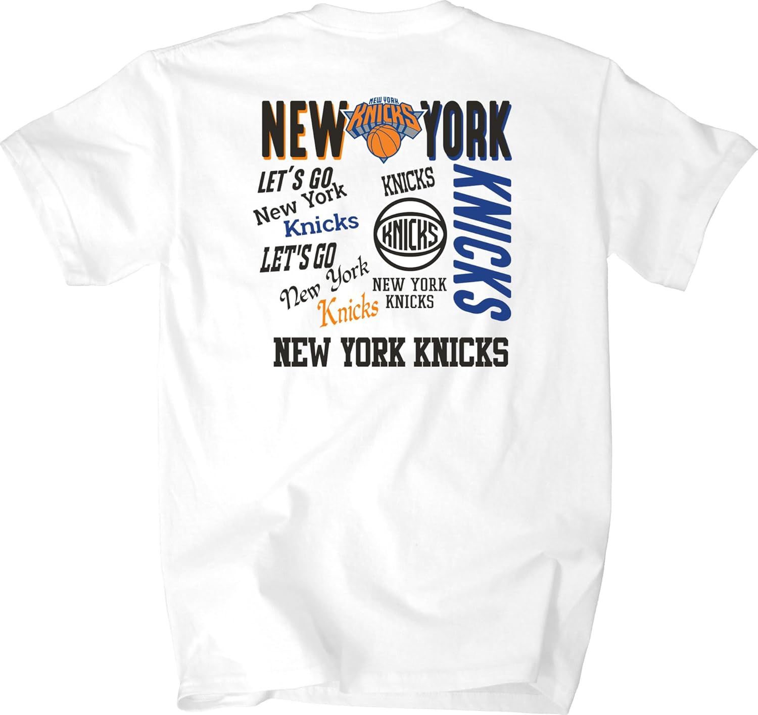 Blue 84 NBA Officially Licensed T-Shirt Front/Back White - Image 5