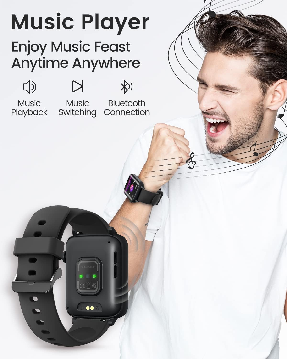 Smartwatch Uomo Chiamata Bluetooth e Risposta Vivavoce, Smart Watch da 1,7 con 3 Cinturini, Orologio Fitness IP68 con Cardiofrequenzimetro, SpO2, Notifiche Messaggi Whatsapp per Android iOS Nero Smartwatch Uomo Chiamata Bluetooth e Risposta Vivavoce, Smart Watch da 1,7 con 3 Cinturini, Orologio Fitness IP68 con Cardiofrequenzimetro, SpO2, Notifiche Messaggi Whatsapp per Android iOS Nero