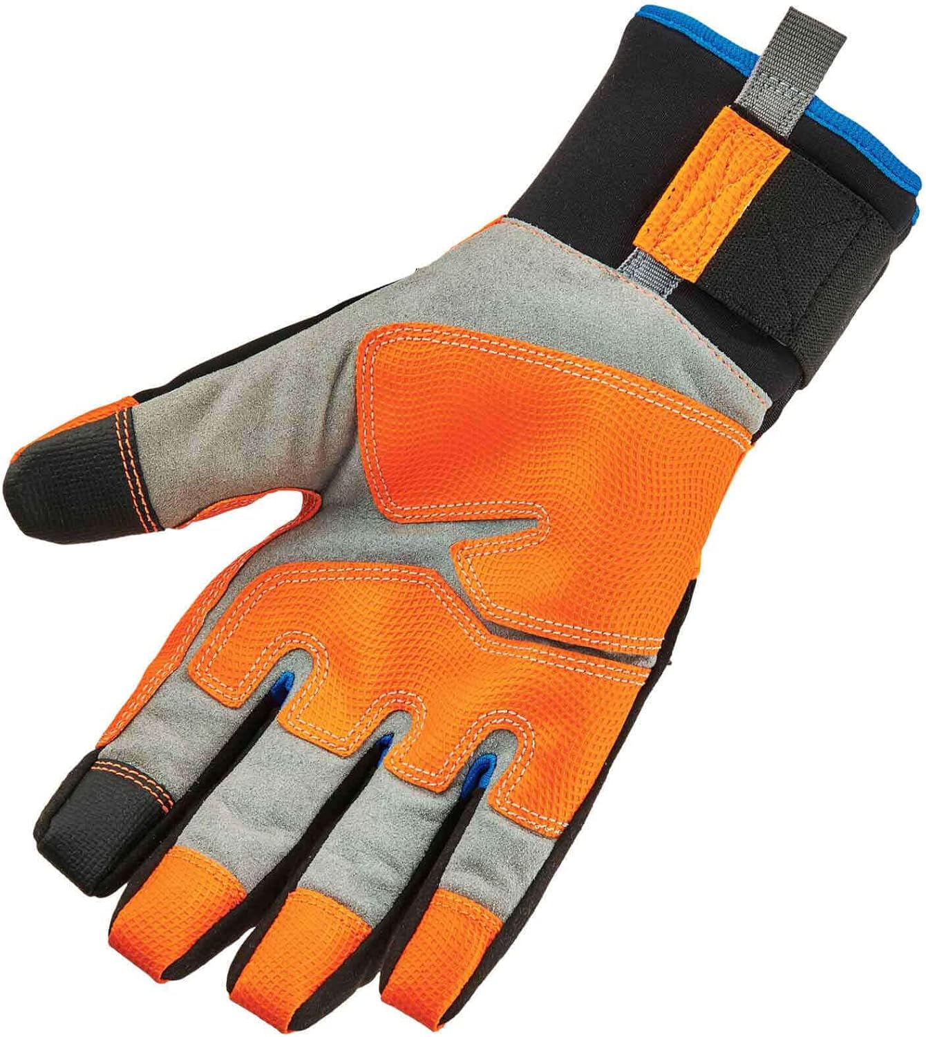 Waterproof Work Gloves, High Visibility, Thermal Insulated, Touchscreen, Enhanced Grip, Ergodyne ProFlex 818WP,Orange