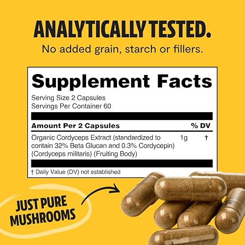 Miniatura 7 de FreshCap Mushrooms Paquete de rendimiento (cápsulas de melena de león y cápsulas Cordyceps)