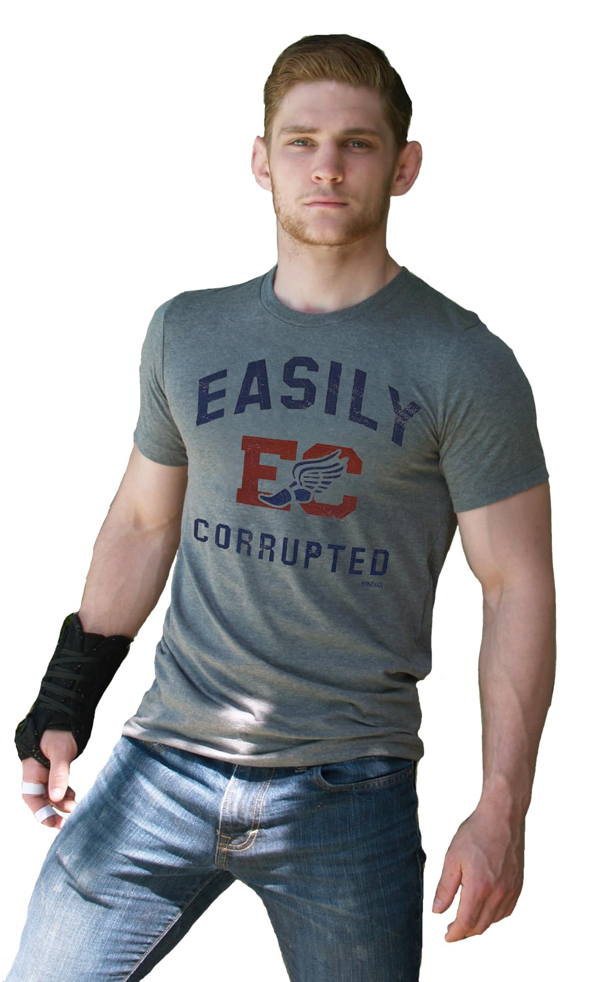 Ajaxx63 Men's PremHthr Easily Corrupted T-Shirt