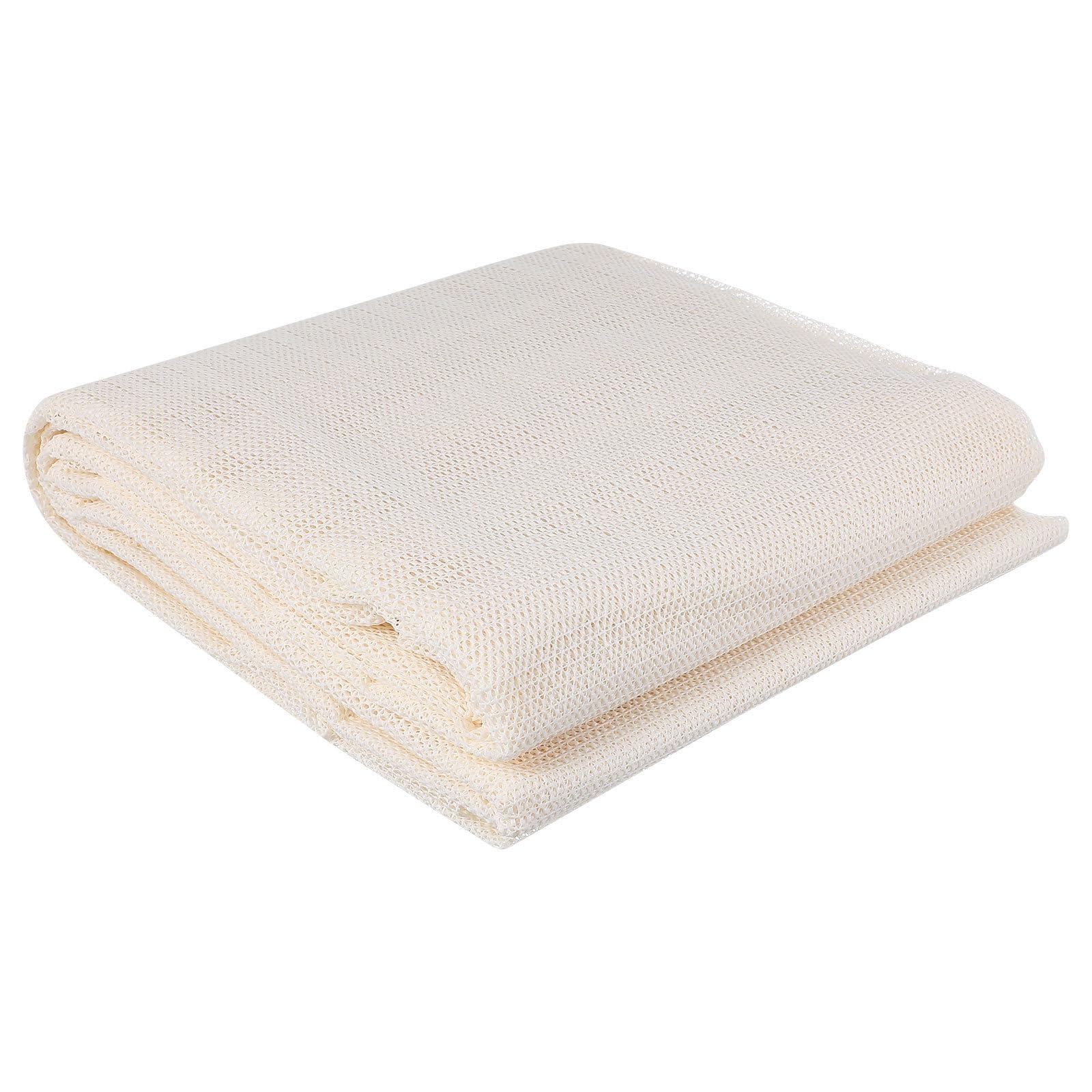 UKCOCO -Tapis Antidérapant pour Tapis de Couloir 200x300cm en PVC Blanc, Protège Le Sol et Empêche Le Glissement