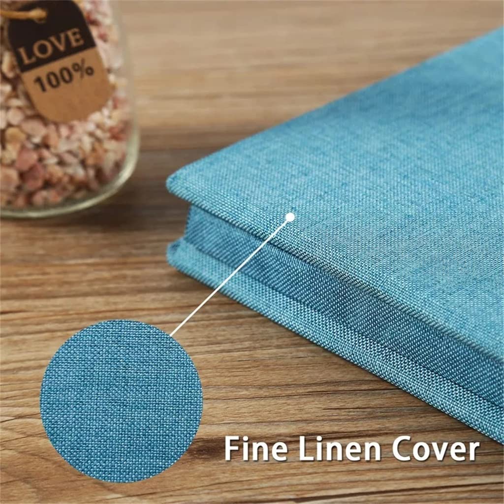 40 cm lniany album fotograficzny DIY dla miłośników prezent urodzinowy zdjęcia ślubne album do scrapbookingu papierowe rękodzieło albumy lepkie (fuksja)