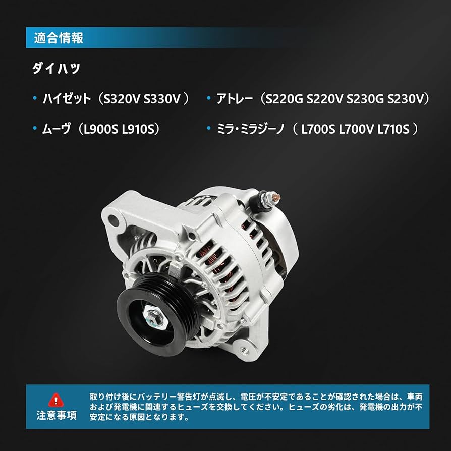 Amazon | オルタネーター ダイハツ車用 ハイゼットカーゴ S320V