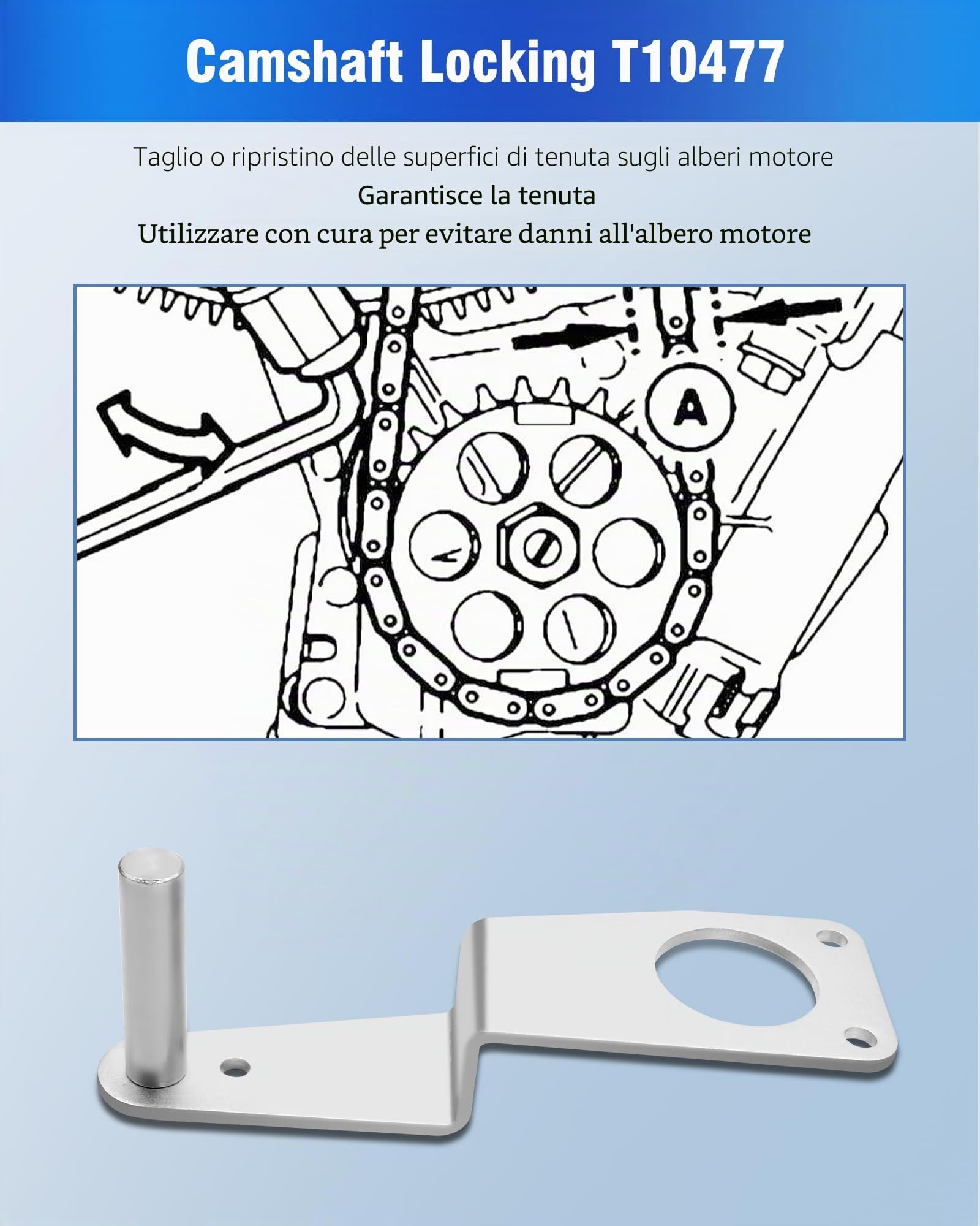 RUIZHI Utensili Kit Attrezzo Messa in Fase Compatibile con BMW N47/N47S/N57, Attrezzi per Albero a Camme per 2.0 Diesel/Motore, 1 Serie,3 Serie,5 Serie,X Serie