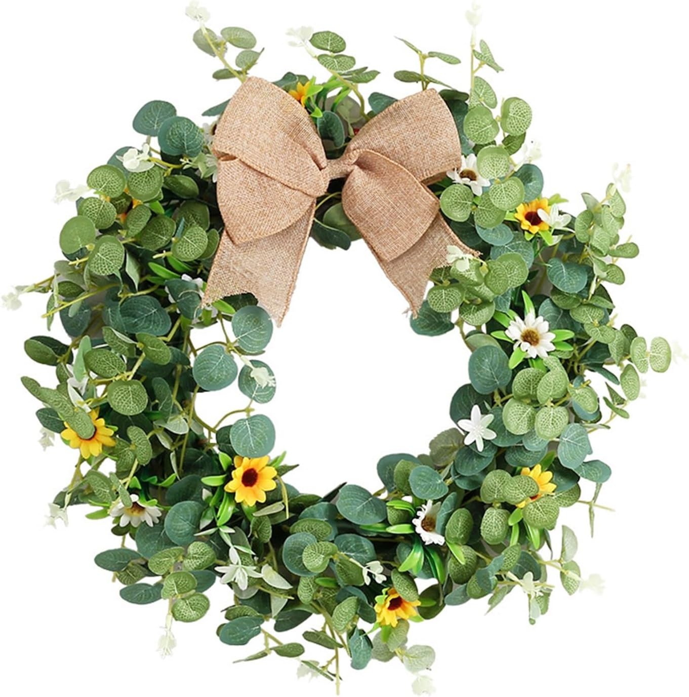 Home Decor Green Door Wall Wall Hanging Flower Garland
