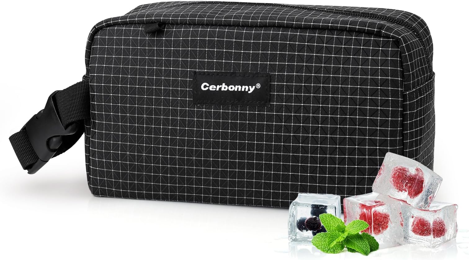Freezable Lunch Bag,Freezable Snack Bag,Mini Cooler Bag for Travel/Work/School,Small Insulated Bag,Small Cooler Lunch Box with Ice Packs,Insulated Snack Bag,Freezable Snack Box with Handle Buckle