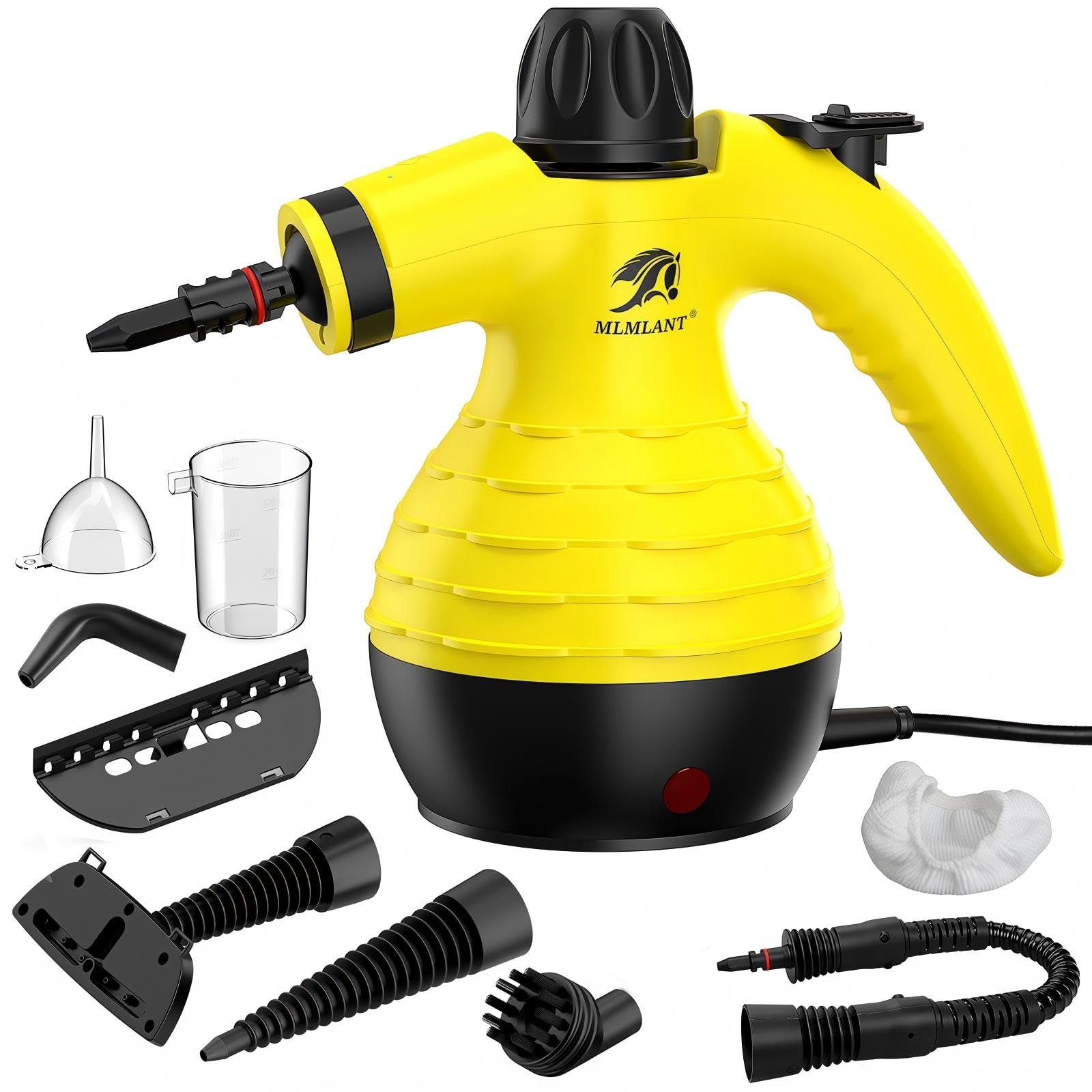 MLMLANT Steam Cleaner For Home, Multi-functional Handheld Steamer Cleaning With 9 Accessories, Suitable for Kitchens, Bathrooms, Sofas, and Car Seats, Filters