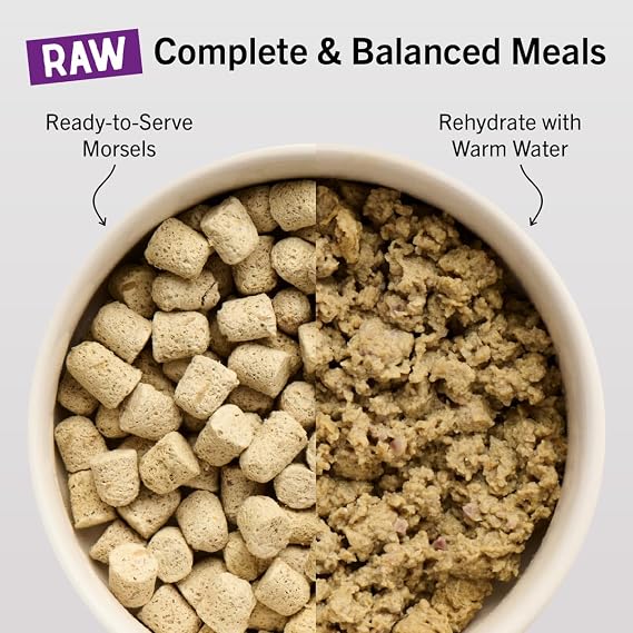 Stella & Chewy's Freeze-Dried Raw Cat Dinner Morsels - Premium Rabbit Recipe with 98% Responsibly-Sourced Meat & Organs - Natural Grain-Free Cat & Kitten Food - Made in USA - 3.5 oz