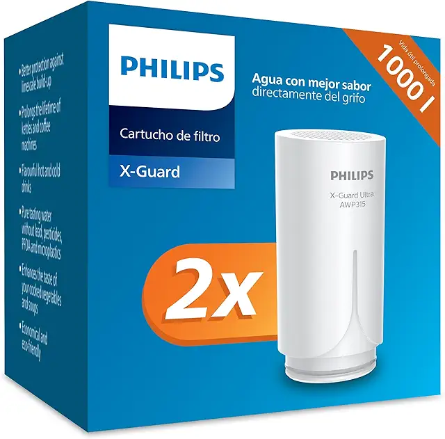 Cartucho de Filtro Philips Ontap AWP305P2/10, Microfiltración, Paquete Doble, 1000L