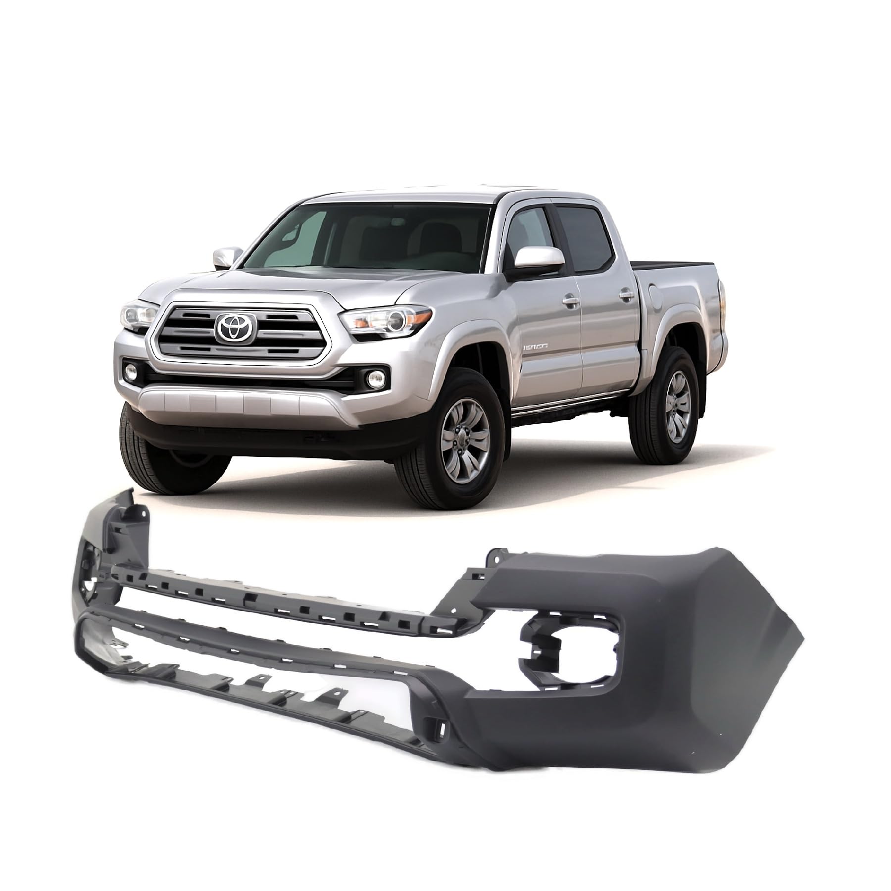 FitParts Compatible with Toyota Tacoma 2016–2020 Front Bumper Cover