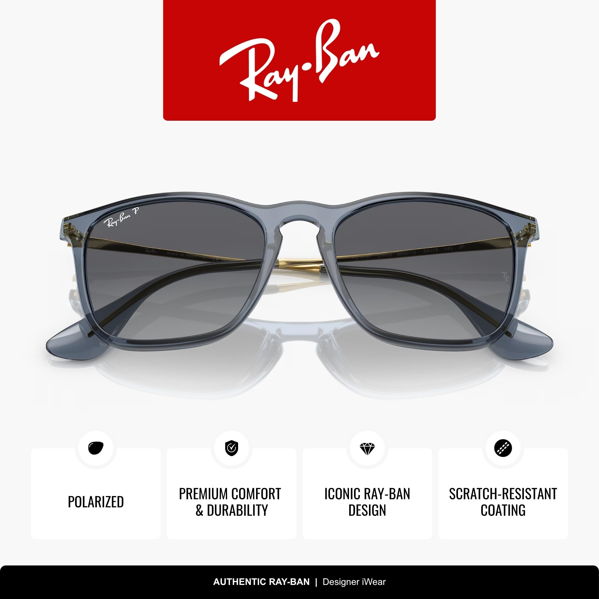 Ray-Ban 0rb4187 Occhiali da sole Uomo