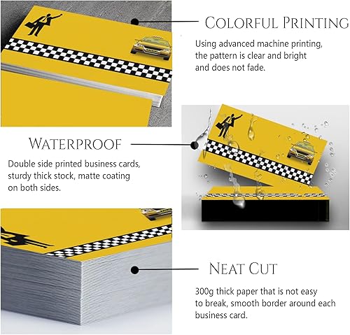 Vista 47 de Tarjetas de presentación personalizadas para pequeñas empresas, papel mate de 10.58 oz/m², impresas en el frente y el dorso, de 3.5 x 2 pulgadas