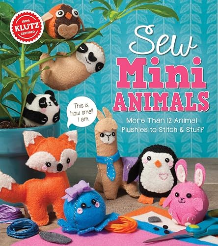 Miniatura 1 de Coser mini animales: más de 12 peluches de animales para coser y rellenar Tapa dura – 3 Enero 2017