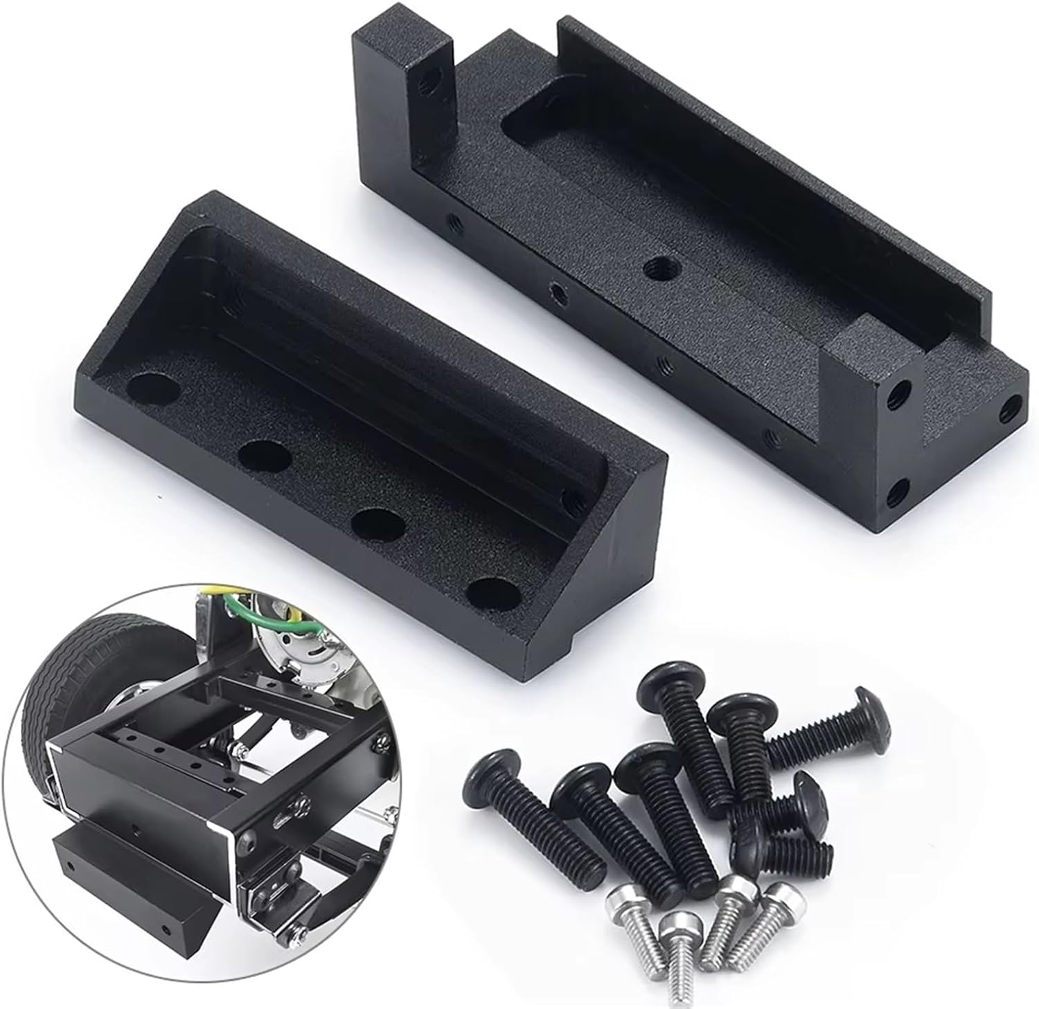 RC Spare Part Compatible with Tamiya for King for Hauler 56301 1/14 RC Tractor Truck Trailer Parts RC Car Shell Connector Mount Holder Bracket Body
