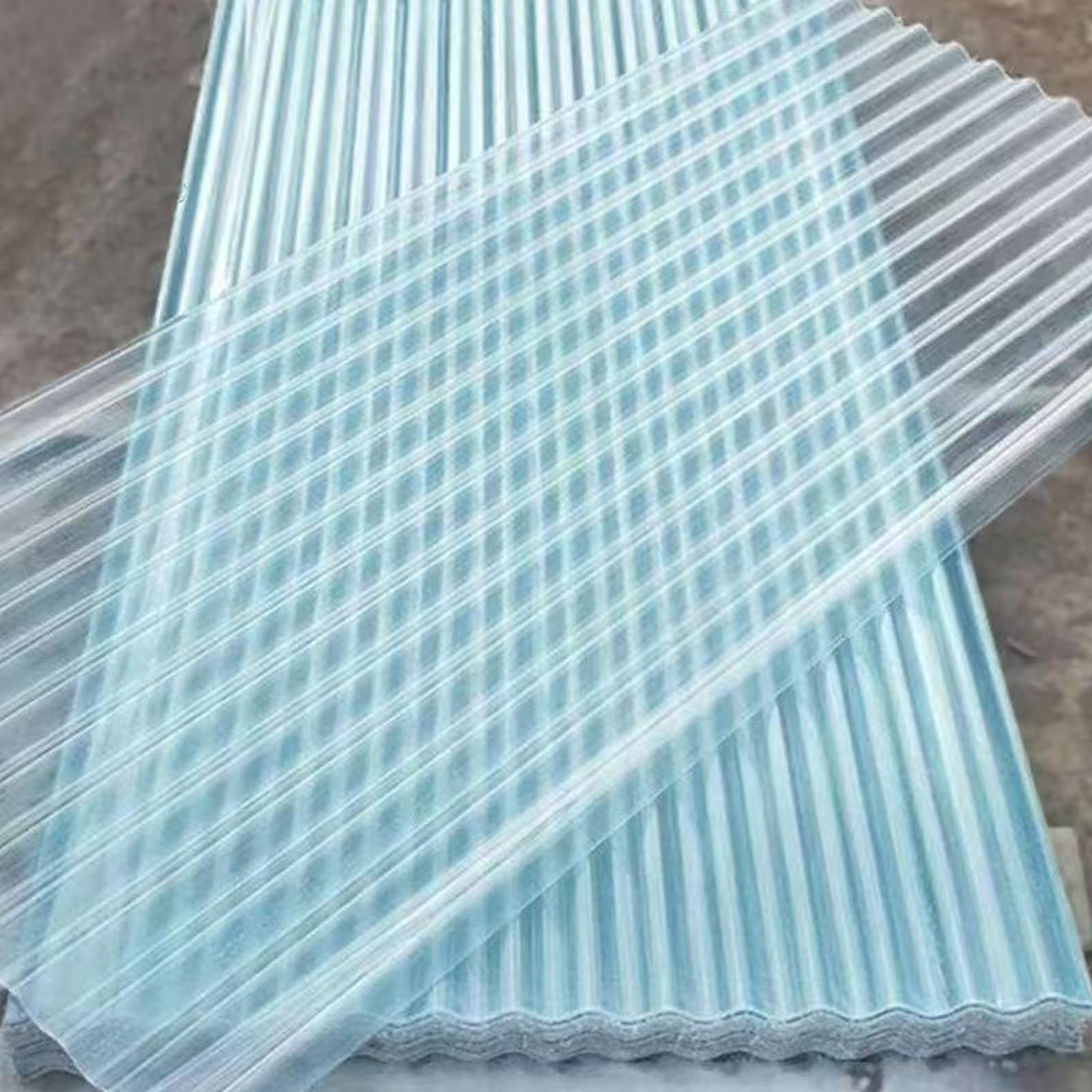 1.5mm Placa Ondulada,Planchas Transparentes Tejados,Paneles para Tejado a Prueba de Lluvia,Captadores de Luz,Chapa Tejado de Aislamiento,Lámina Techo,para Invernadero Cochera, 3/6/7/9 piezas(9 Pcs,0.9