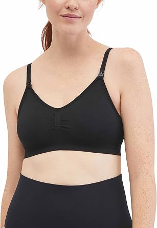 Motherhood Maternity Womens Wireless Clip Down Seamless Nursing Bra for Breastfeeding