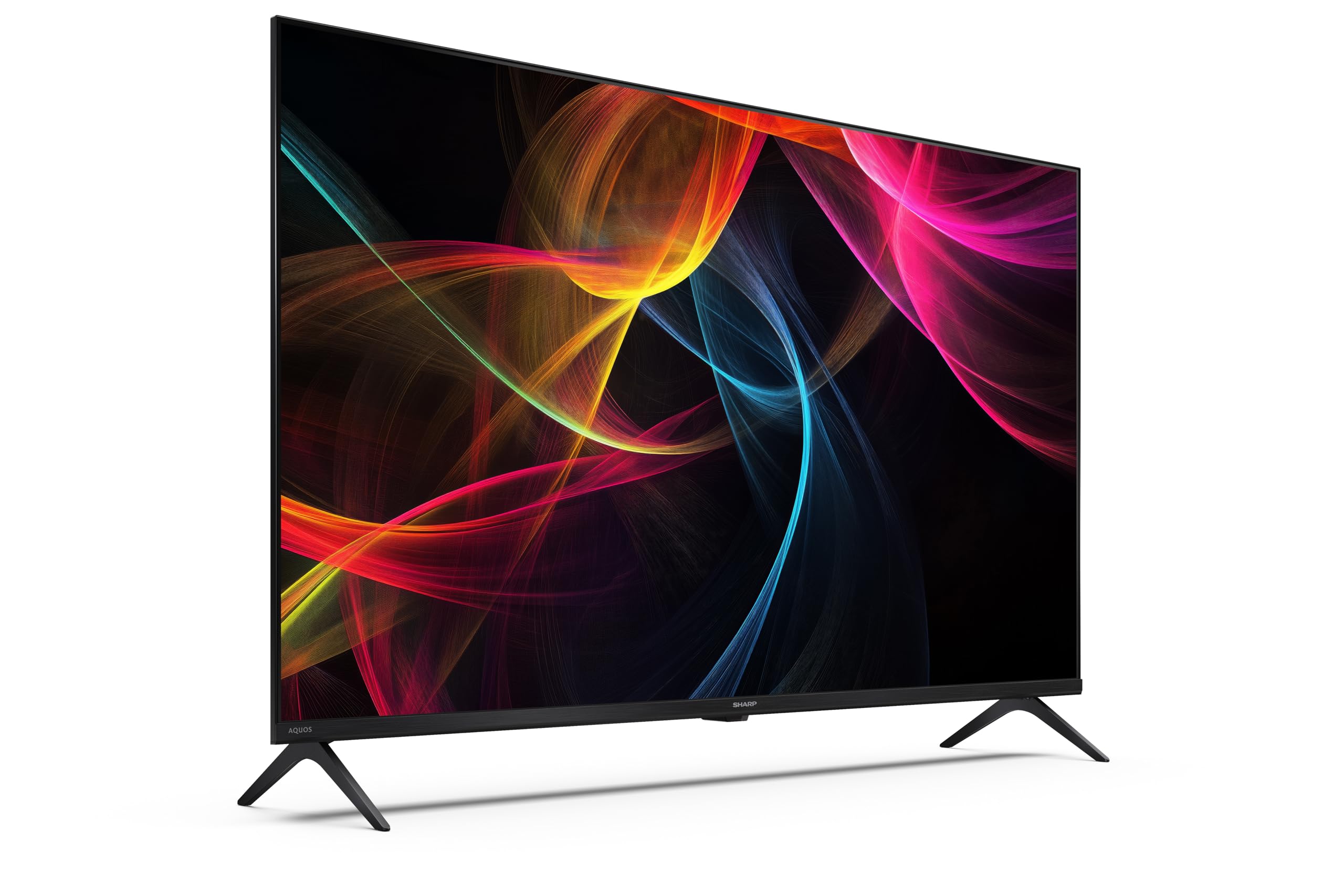 Sharp 43HL4365E - GOOGLE TV, 43" UHD, FRAMELESS, 60Hz, HDR10, Dolby Vision HDR, Google Assistant con microfono, Chromecast, Bluetooth, DOLBY Atmos 2x10W, HDMI 2.1 x4, USBx2, Colore nero