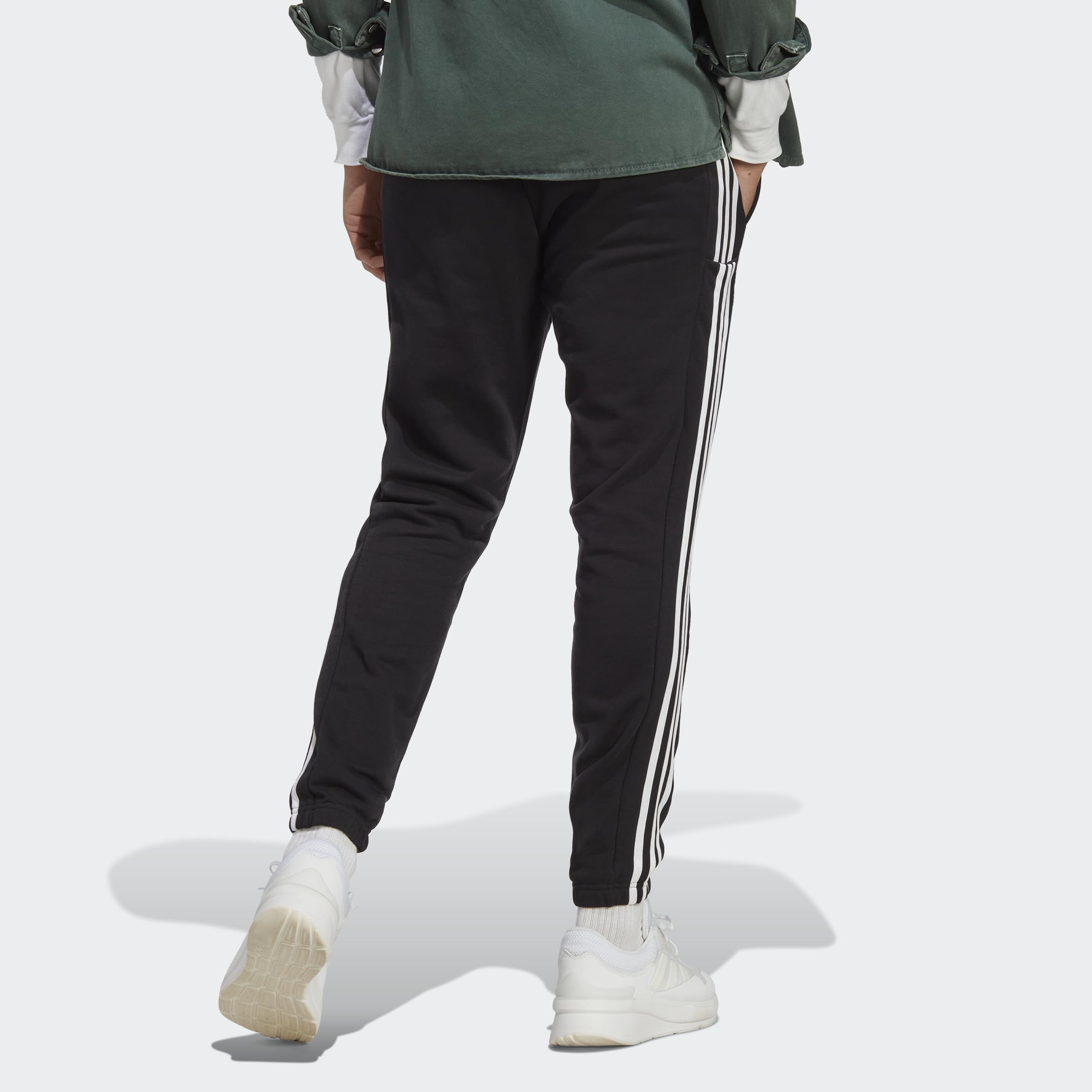 adidas - Essentials 3-Stripes Tapered Jogger Tricot Pants, Pantaloni Uomo