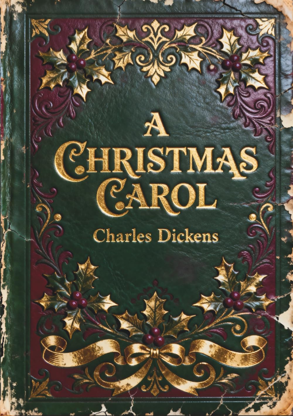 A Christmas Carol: An Illustrated Large Print Christmas Classic by Charles Dickens