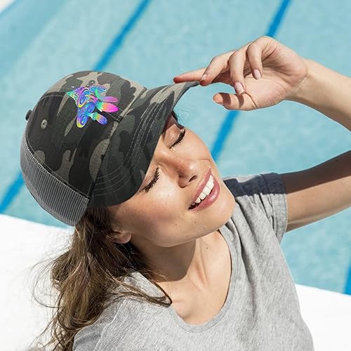 Miniatura 5 de Cap Magic Mushrooms Dad Hat for Men Graphic Denim Dad Hat Adjustable