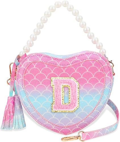Luchike Little Girls Purse for Birthday Gifts - Girls Heart Purse for Princess H