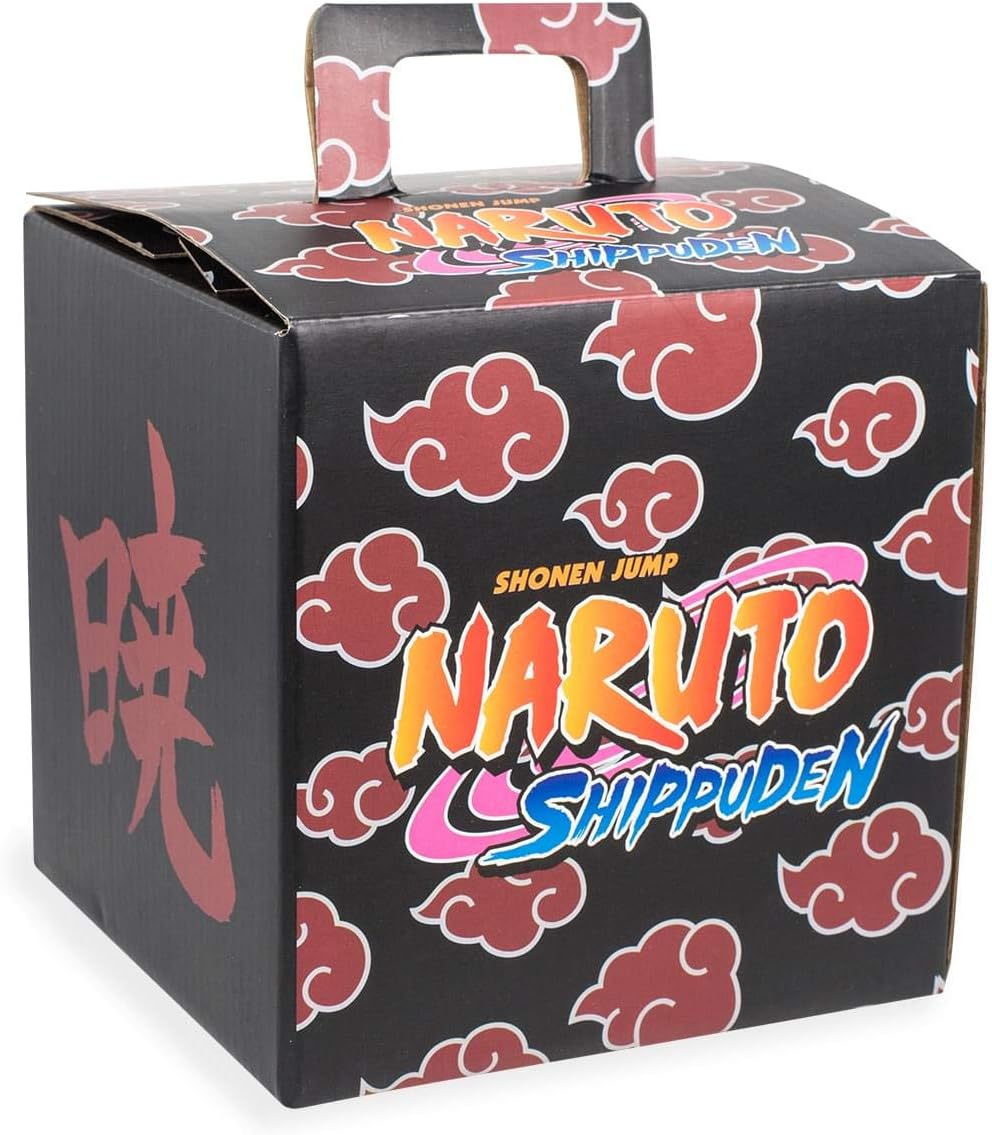 - Naruto Shippuden Akatsuki Collector Box, Itachi Uchiha Accessories & 5 Themed Collectibles, Fun Anime Collector