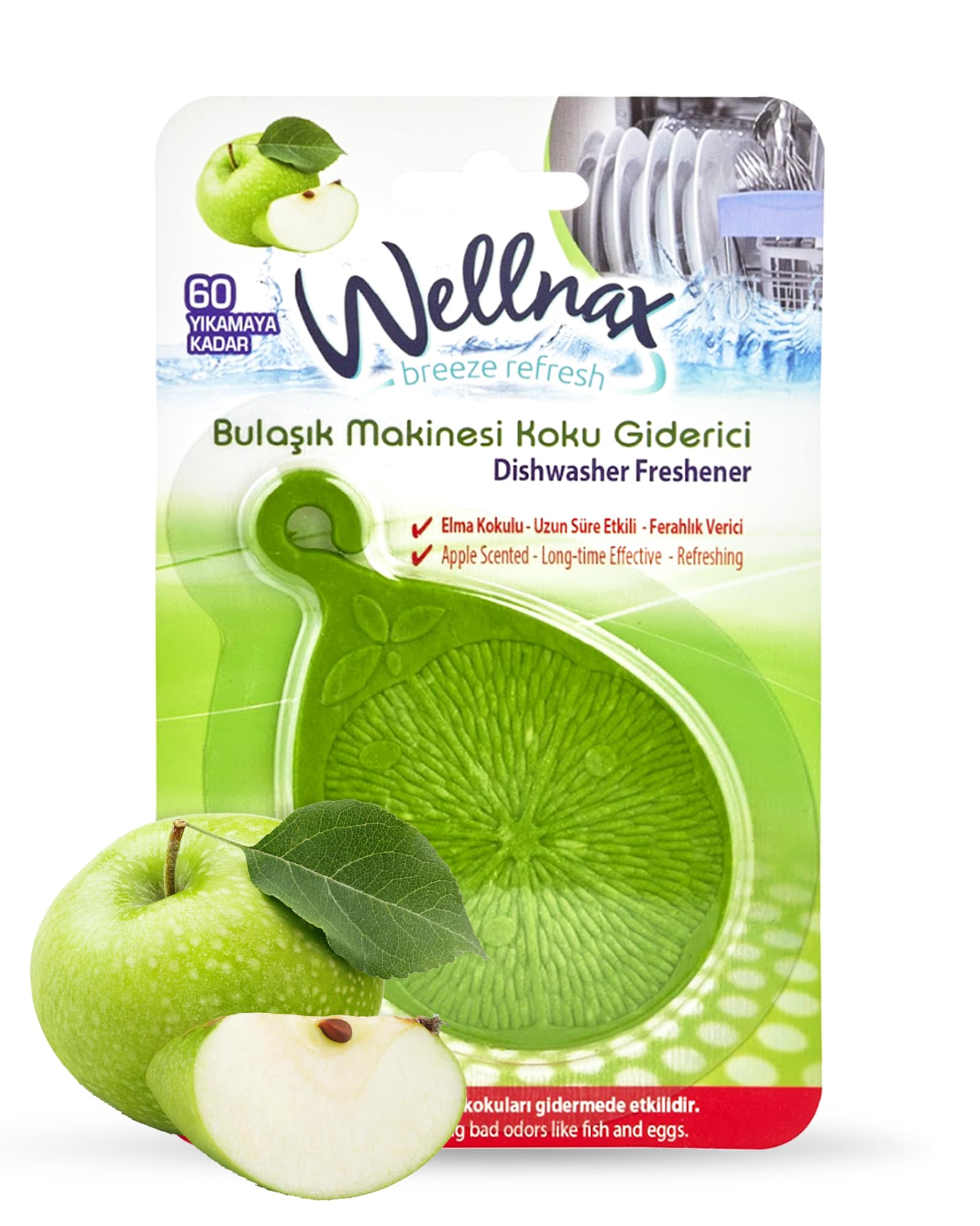 Wellnax Dishwasher Freshener Green Apple