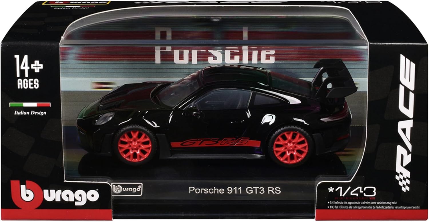 Porsche 911 GT3 RS Signature Die cast Model Car Display | 1/43 Race Collection
