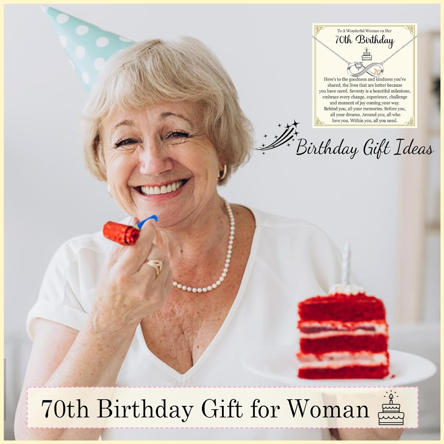 30th 40th 50th 60th 70th 80th Birthday Gifts for Women, Necklace Jewerly Gift for Women - Image 2