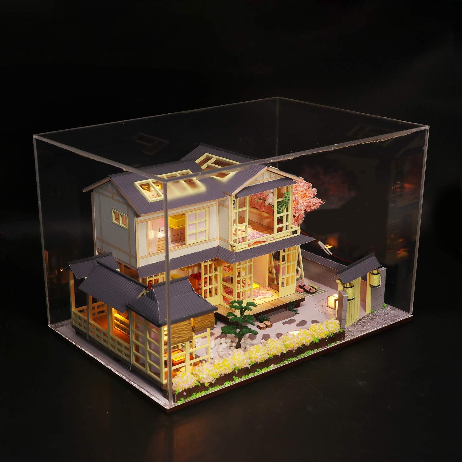 Cool Beans Boutique ミニチュア DIY ドールハウス キット 木製 和室