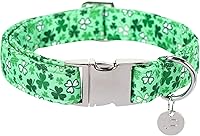 Vista 38 de Collar de perro de algodón de dinosaurio con hebilla de metal, collar de regalo para niñas o niños pequeños, medianos y grandes, lindos collares