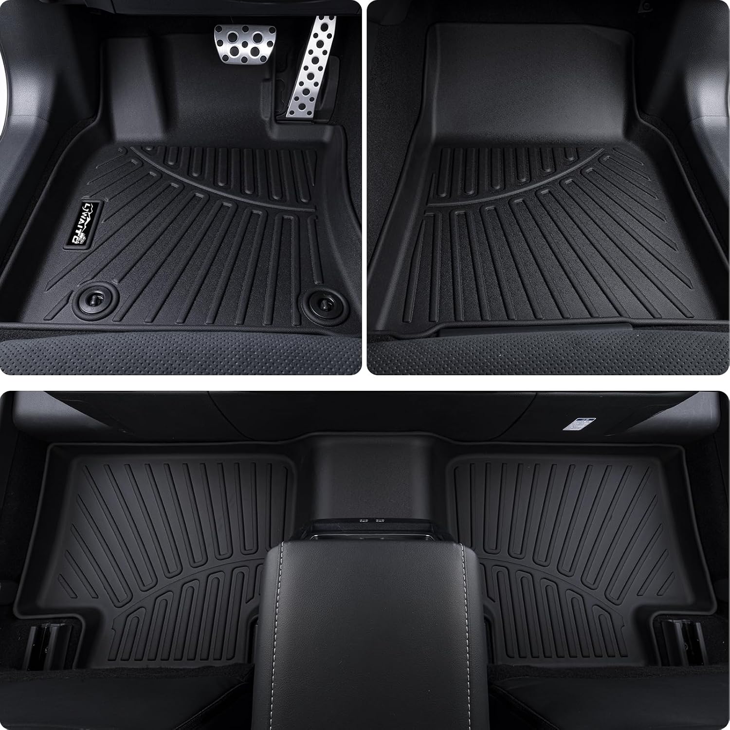 Floor Mats Set for 2026 Mazda CX-5 CX5 Accessories Fit 2.5 S、Select、Preferred、Premium、Premium Plus Full Coverage TPE All Weather Protection Car Floor Liners with Cargo Liners & Door Sill Guard image 2