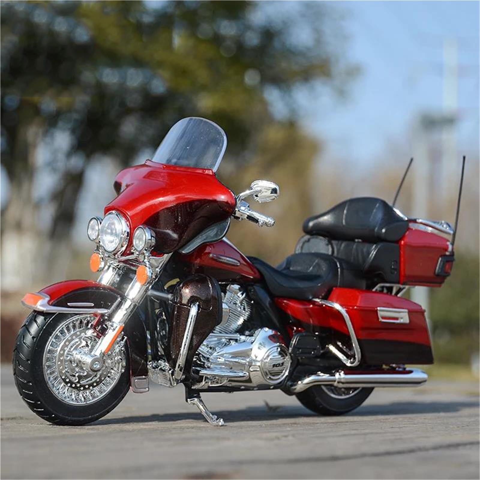 Modelo a Escala de Moto Juguetes, Regalos Cumpleaños, Maquetas Motocicletas, A Escala 1/12 para Harley para Davidson 2013 Vehículos Fundición A Presión, Adornos Coleccionables