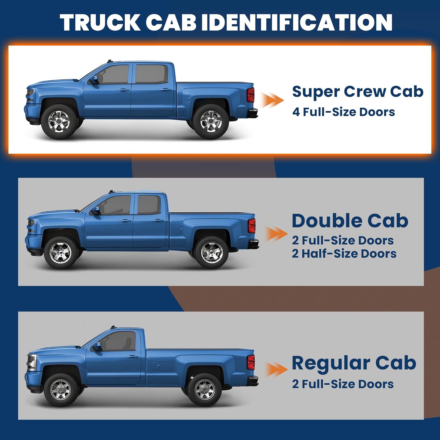 6 inches Running Boards Side Steps Nerf Bars Compatible for 2015-2023 Ford F150 Super Crew Cab/2017-2022 Ford F250 F350 Super Duty Crew Cab(Black)