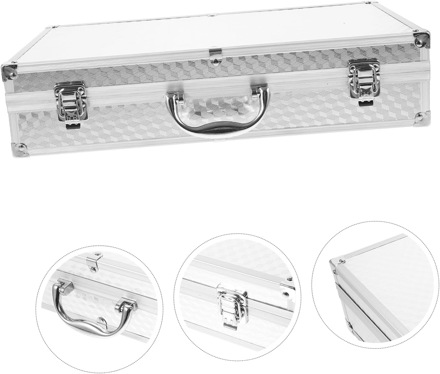 BESPORTBLE Microphone Case Durable Storage Box with Cushioning Protection for Microphones Portable Carrying Case for Travel and Storage Stylish Design for Various Models