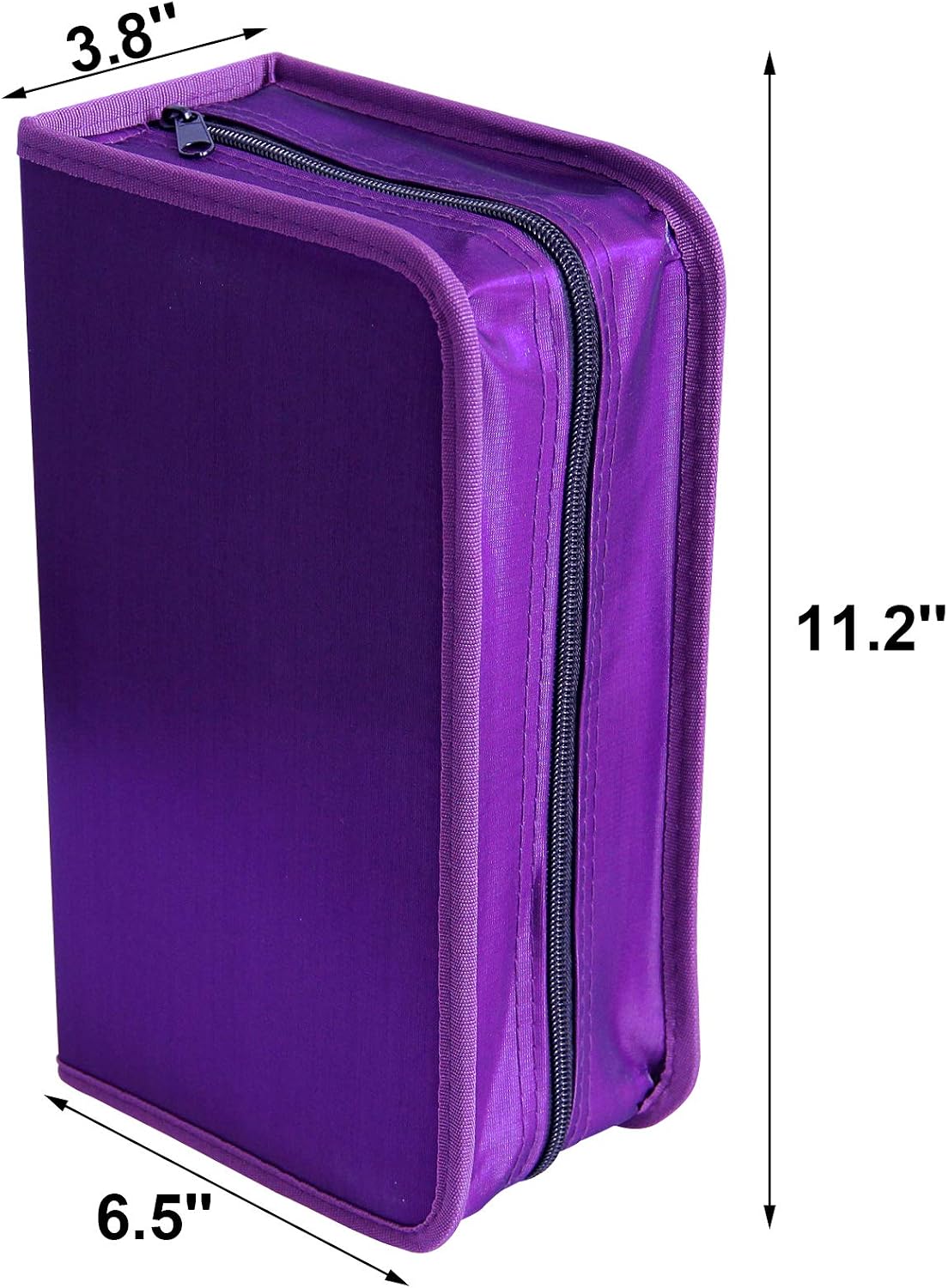 128 Capacity CD/DVD case Wallet, Storage,Holder,Booklet by Rekukos（Purple）