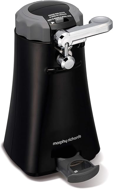 Morphy Richards Multifunction Can Opener 46718 Black Tin Opener