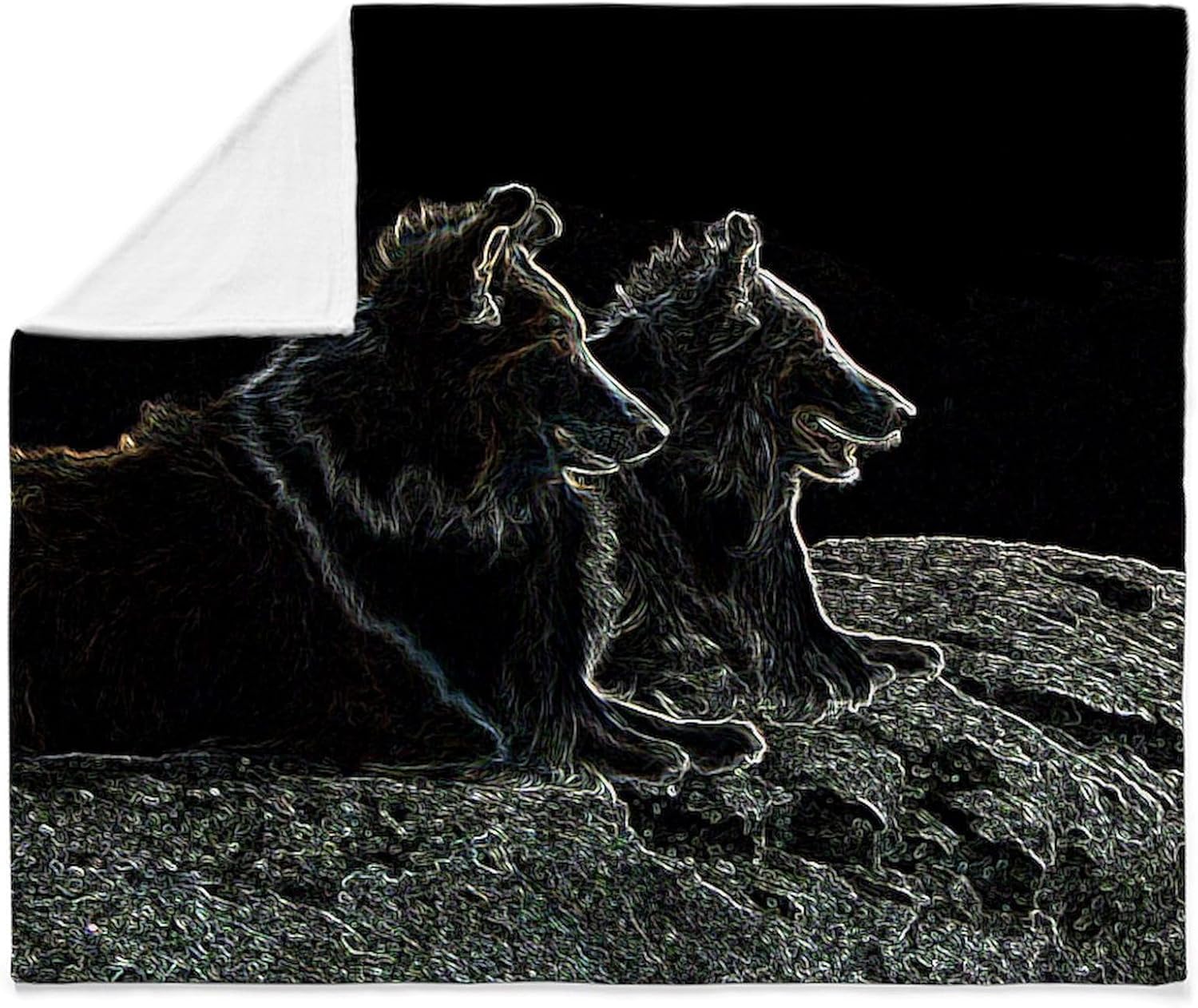 CafePress Sheltie Traits Throw Blanket Super Soft Fleece Plush Throw Blanket, 60"x50"