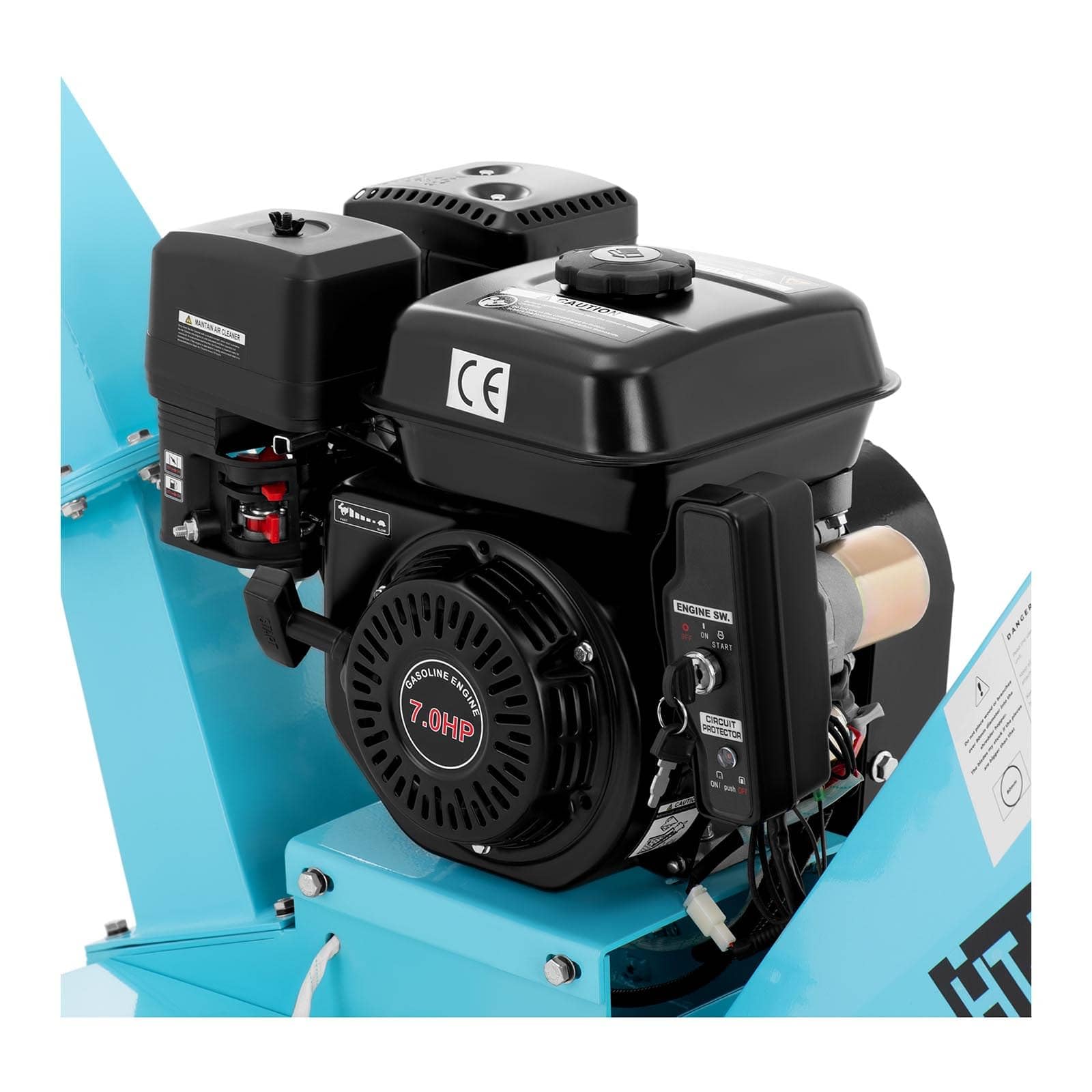 Broyeur végétaux à essence 7 CV largeur de coupe 50 mm broyeur à bois 14_0007477