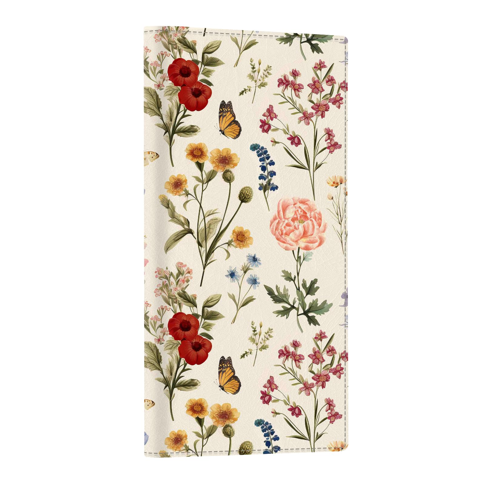 CoBak Checkbook Cover for Women &amp; Men - PU Leather Case with RFID Blocking