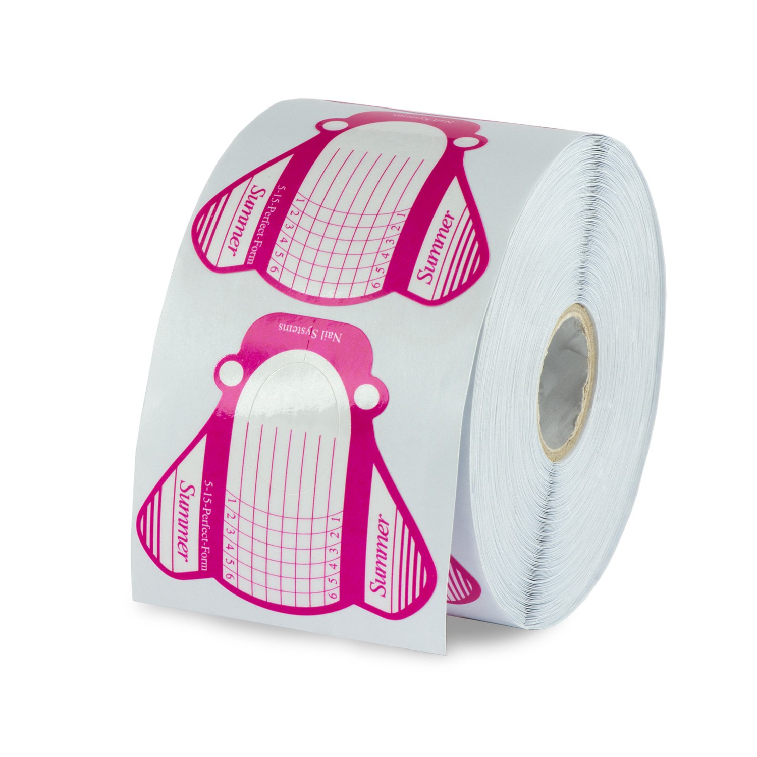 N&BF Profi Modellierschablonen Extra Breit – 500 Stück Rolle Für Gel- & Acrylnägel