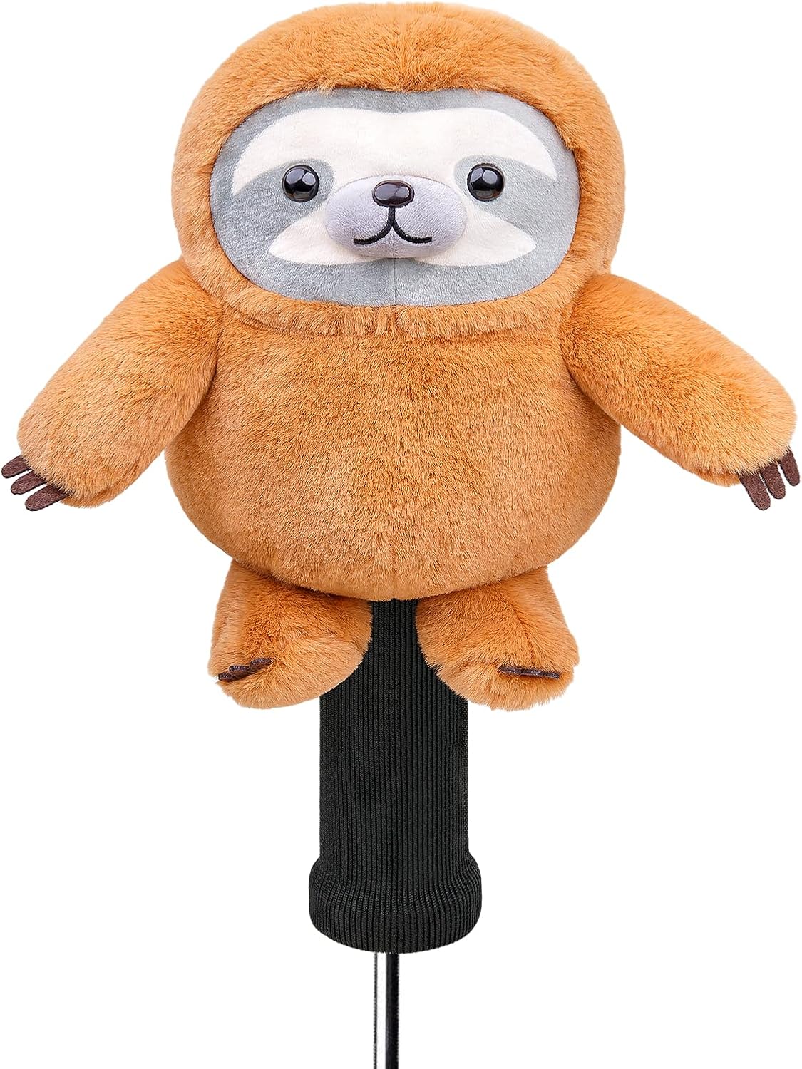 Funny Animals Golf Headcover,Small Size Fits Hybird and Irons, Large Size Fits Standard 460cc Driver Head， Animals Plush Golf Club Head Covers