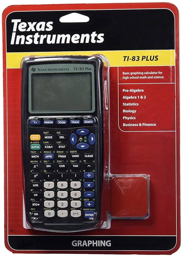 Amazon.com : Texas Instruments TI-83 Plus Graphing