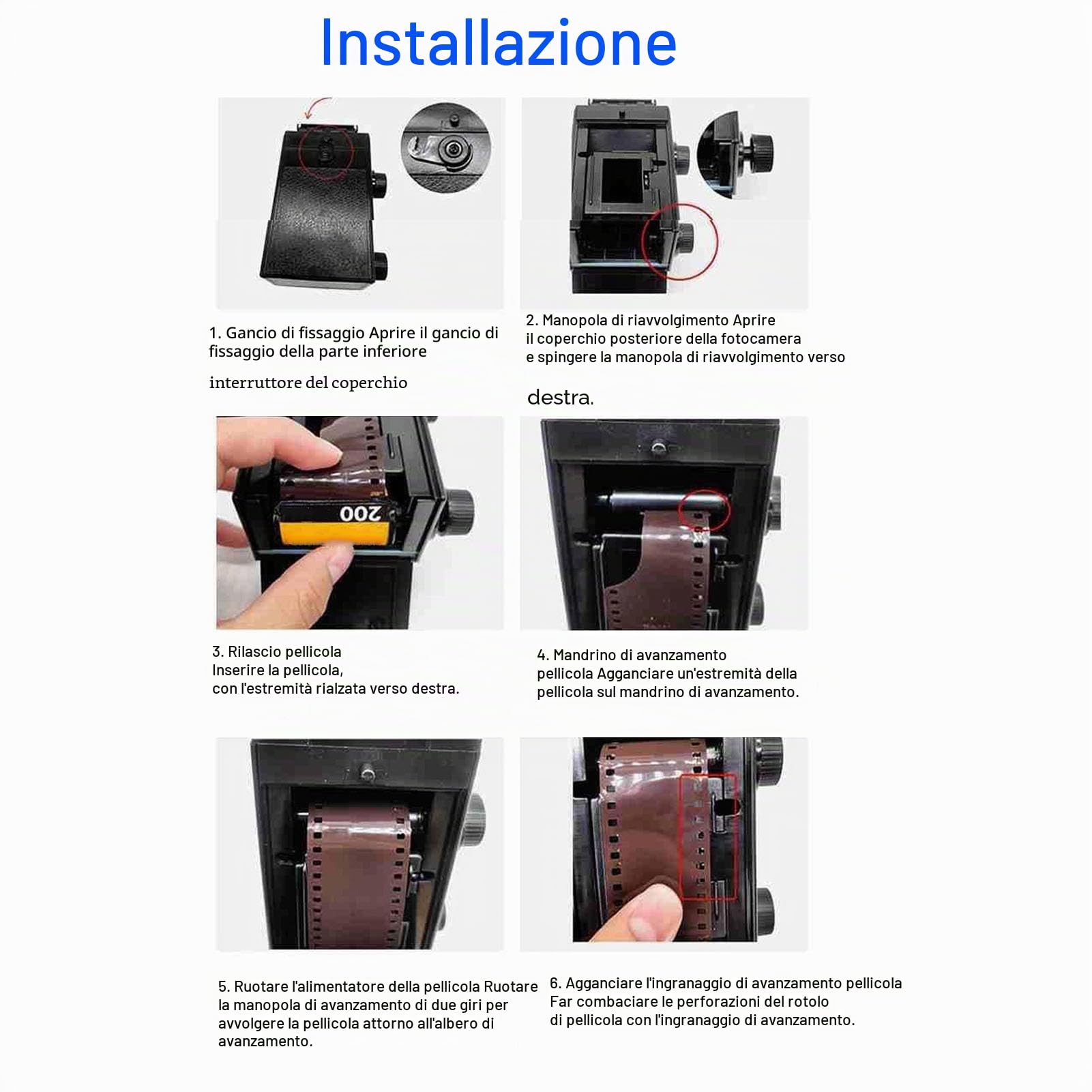 Fotocamera A Pellicola 35mm TLR Fai-da-Te – Doppio Obiettivo, Reflex A Vita, Kit Di Montaggio Completo