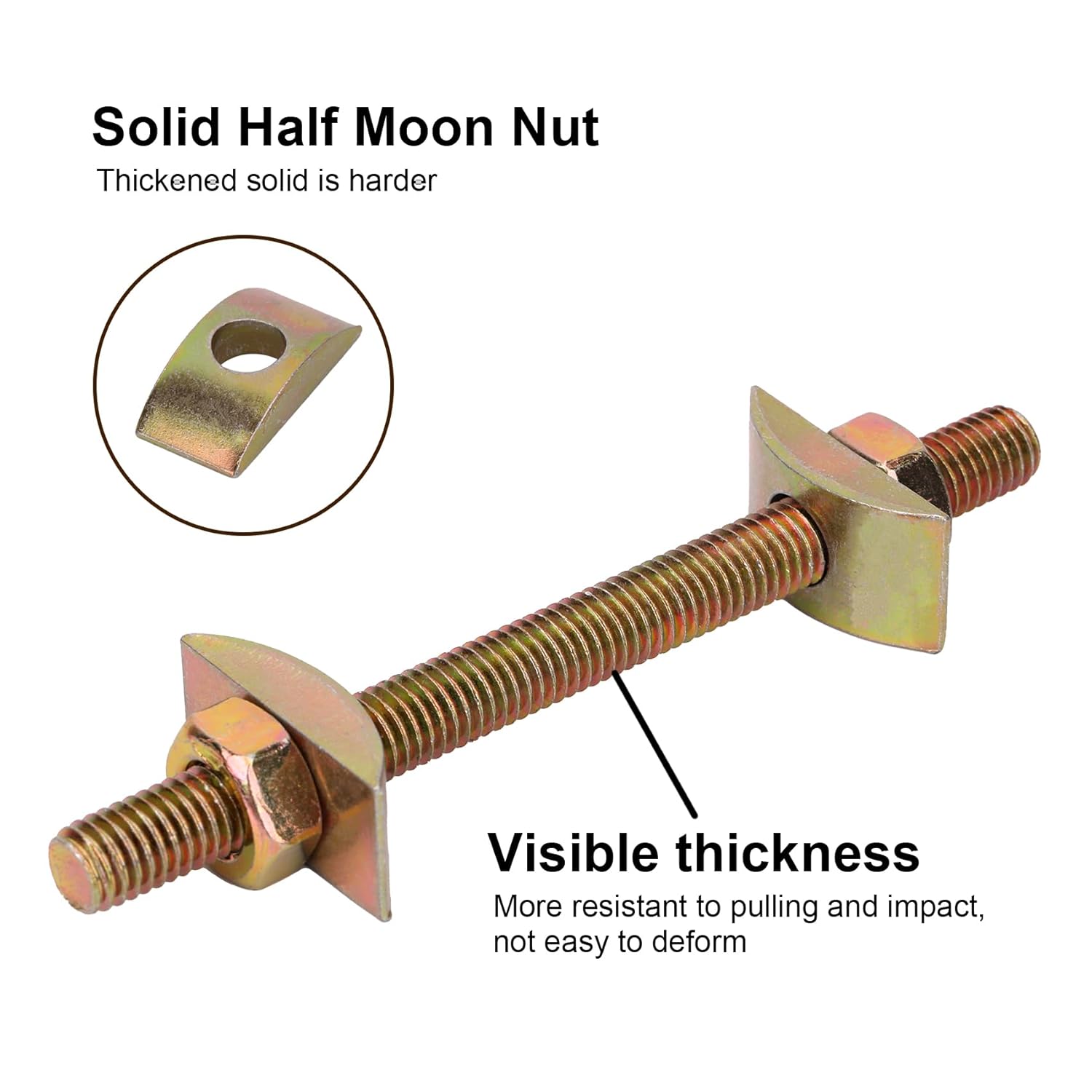 Countertop Connector,Furniture Fastening Connectors Table Top Fasteners Countertop Flip Connector Joint Connector Bed Connecting Kit & Furniture Drawbolt Pack Miter Draw Bolt【5/16" x 3-1/2" (12PCS)】