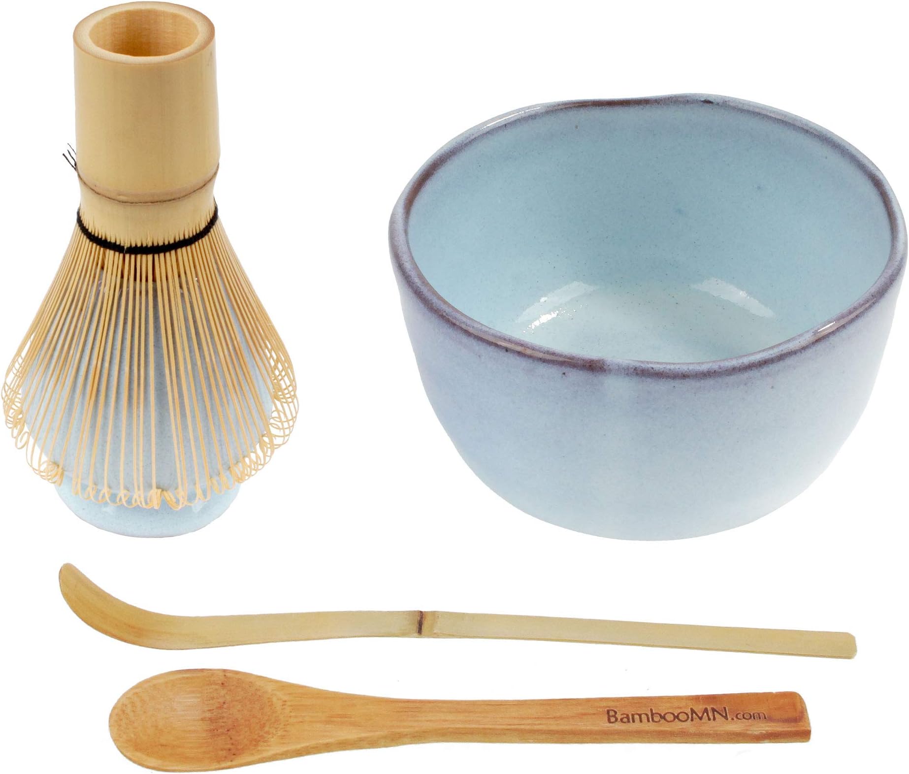 Matcha Tea Set Whisk Starter Kit by Moicha Bamboo Matcha Whisk