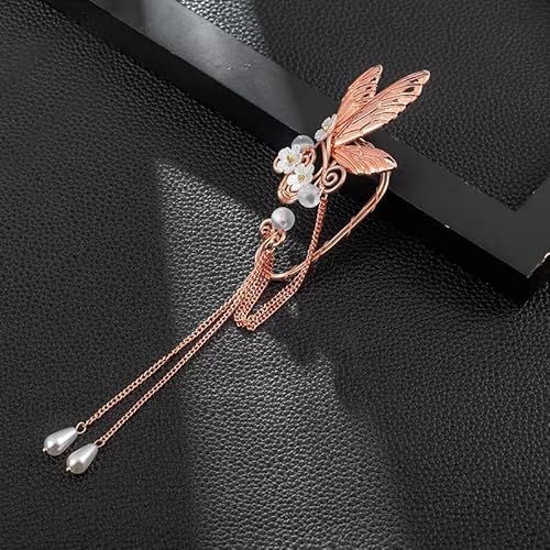 Selfwimg Fairy Wing Ear Cuffs For Women Girls Handmade Fairy Earrings Butterfly Dragonfly Wings Ear Cuffs Non-Piercing Elf Ear Wrap Earrings Fairy Accessories Costume Jewelry #TOP4