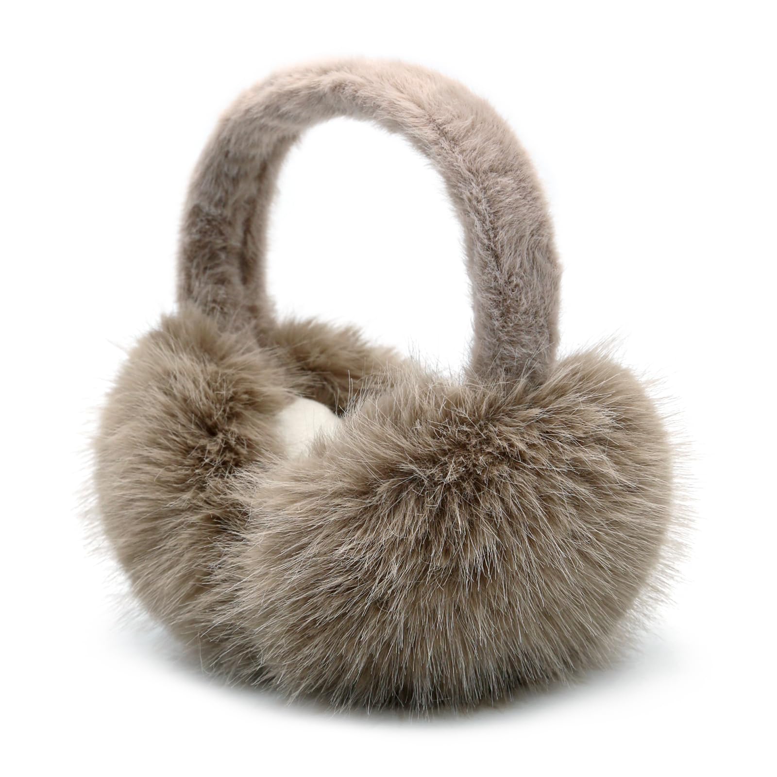 RUIKUNA Fluffy Faux Fur Earmuffs